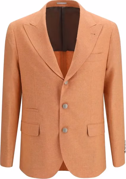 Orange Wool Oves Aries Blazer