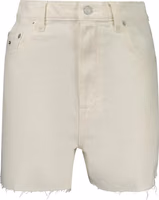 White Cotton Women Shorts 1