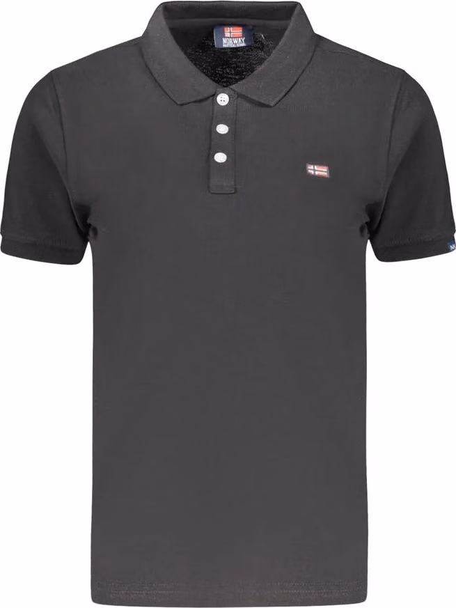 Black Cotton Women's Polo Shirt