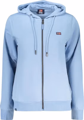 Azzurro Cotton Womens Hoodie