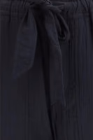 Black Viscose Casual Pants 3