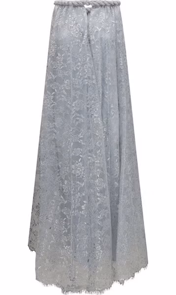 Silver Polyester Coat