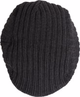 Men Dark Gray Wool Knitted Newsboy Capello Hat 5