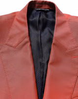 Red Wool Single Breasted Men Blazer Jacket 5