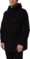 جاكيت بwindbreaker رجالي سوداء مع هود 3
