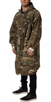 Multicolor Camouflage Hooded Coat Jacket 1