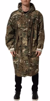Multicolor Camouflage Hooded Coat Jacket 5