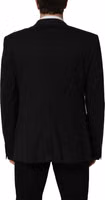 Black Wool Single Breasted Blazer Jacket 4