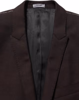 Brown Wool GOLD Single Breasted Men Jacket 5