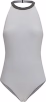 White Polyamide One-Piece Swimsuit 1
