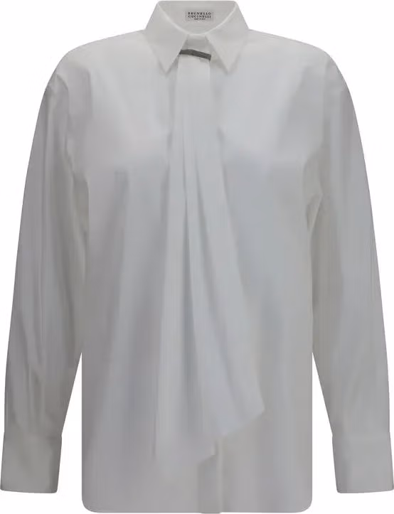 White Cotton Dress Shirt