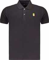 Black Cotton Mens Polo 1