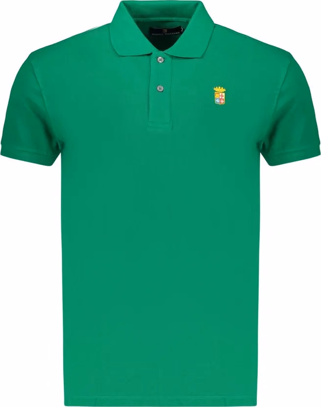 Green Cotton Men's Polo Shirt