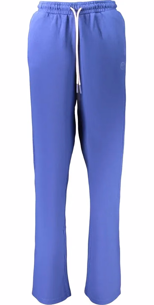 Blue Cotton Women's Pant