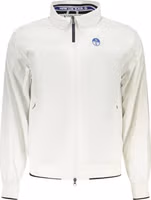White Polyester Men's Jacket 1