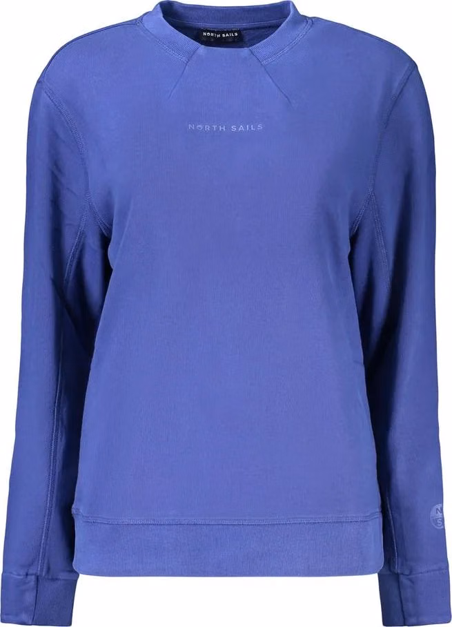 Blue Cotton Women's Sweatshirt