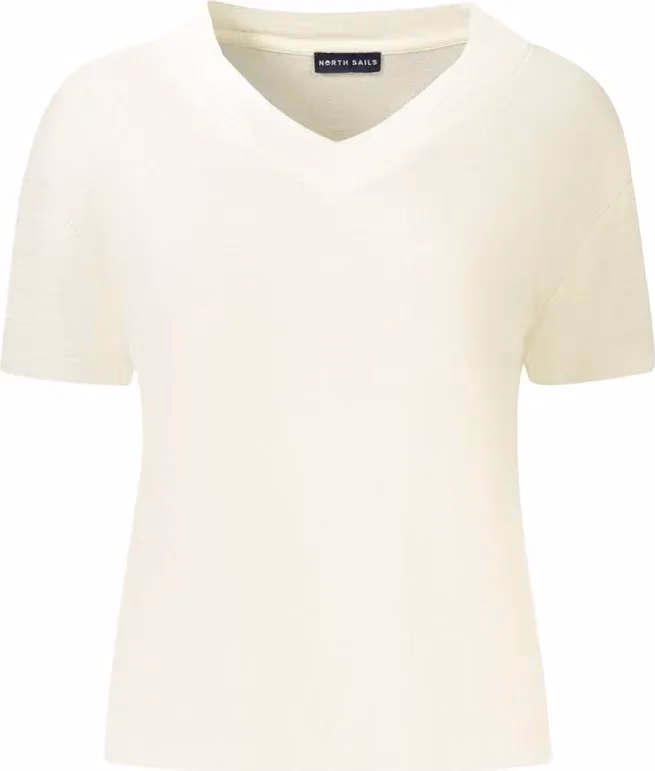 Bianco Viscose Women's T-Shirt