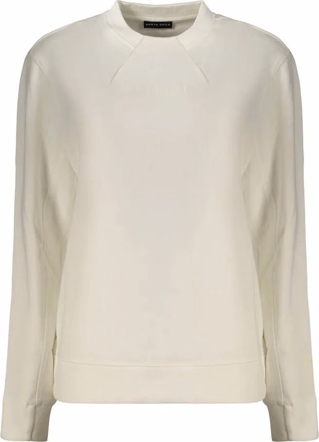 White Cotton Women's Sweatshirt