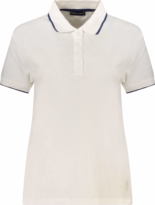 White Cotton Women's Polo Shirt