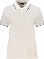 White Cotton Women's Polo Shirt 1