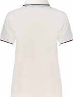 White Cotton Women's Polo Shirt 2