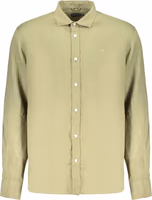 Green Linen Men's Shirt 1
