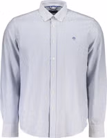 Blue Cotton Men's Shirt 1