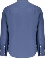 Blue Linen Mens Shirt 2
