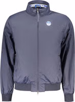 Blue Polyester Men's Jacket 1