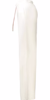 White Cotton Women's Pants 3