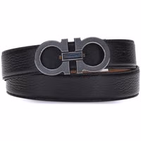 Black Calf Leather Bos Taurus Regular Belt 1