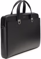 Black Calf Leather Bos Taurus Briefcase 2