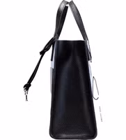 Marc Jacobs Grind Mini Blue Heaven Colorblock Leather Tote Crossbody Bag Purse 4