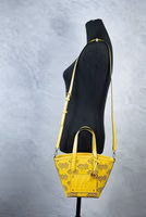 Michael Kors Kimber Small Daffodil Leather 2-In-1 Zip Tote Messenger Bag Purse 2