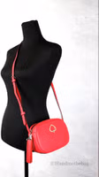 Kate Spade New York Women'S Kourtney Pebbled Leather Zip Around Camera Crossbody Bag (Stoplight) 2
