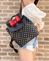 Kate Spade Disney Minnie Mouse Medium Leather Backpack Bookbag Bag 1