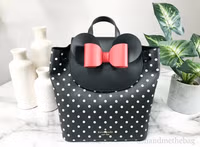 Kate Spade Disney Minnie Mouse Medium Leather Backpack Bookbag Bag 3