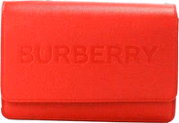 Burberry Hampshire Small Red Embossed Logo Smooth Leather Crossbody Bag 1