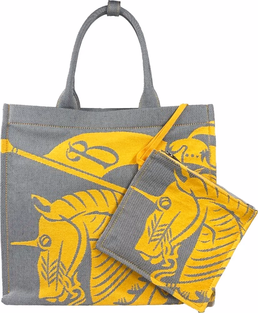 Burberry EKD Canvas Tote Bag With Coin Pouch