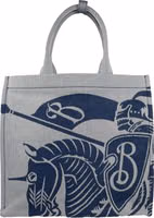 Burberry Navy EKD Canvas Tote Bag With Coin Pouch 1