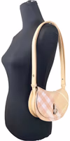 Burberry Mini Check Rocking Horse Crossbody Bag Purse 3