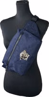 Versace Medusa Navy Nylon Belt Bag Waist Fanny Pack Purse 3