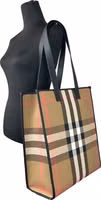Burberry Medium NS Book Tote Bag Purse 4