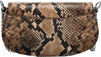 Michael Kors Mila Small Snakeskin Messenger Crossbody Bag 3