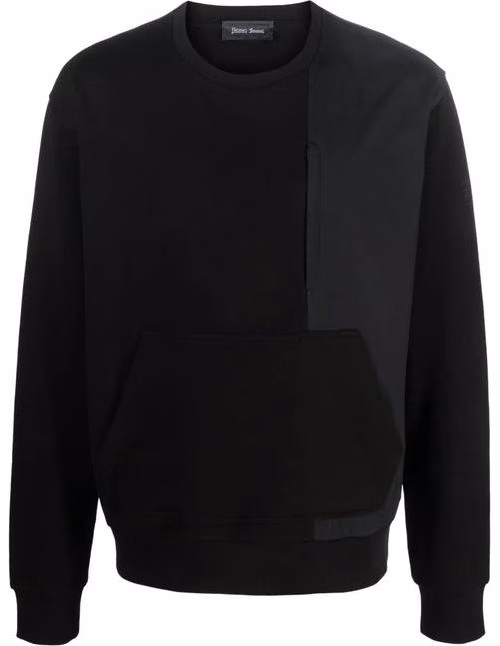 Black Cotton Sweatshirt
