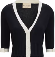 Black Cotton Cardigan 1