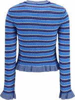 Blue Cotton Cardigan 2