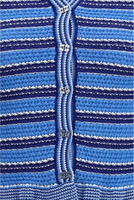 Blue Cotton Cardigan 3
