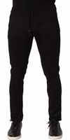 Black Wool Jogger Men Sweatpants Trouser Pants 2