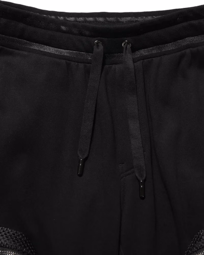Black Mid Waist Cargo Jogger Sweatpants Pants